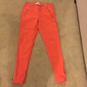 MK orange and gold pants